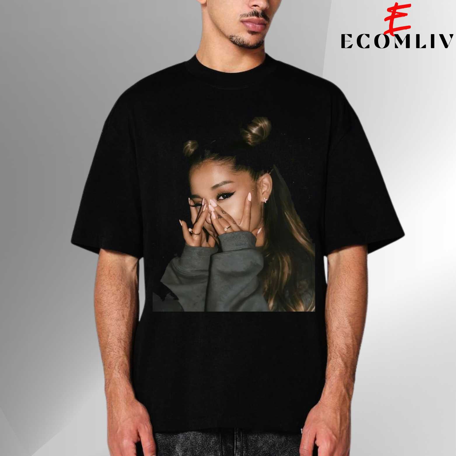 Pop Music Graphic Tee, Ariana Fan Shirt, Streetwear T-Shirt